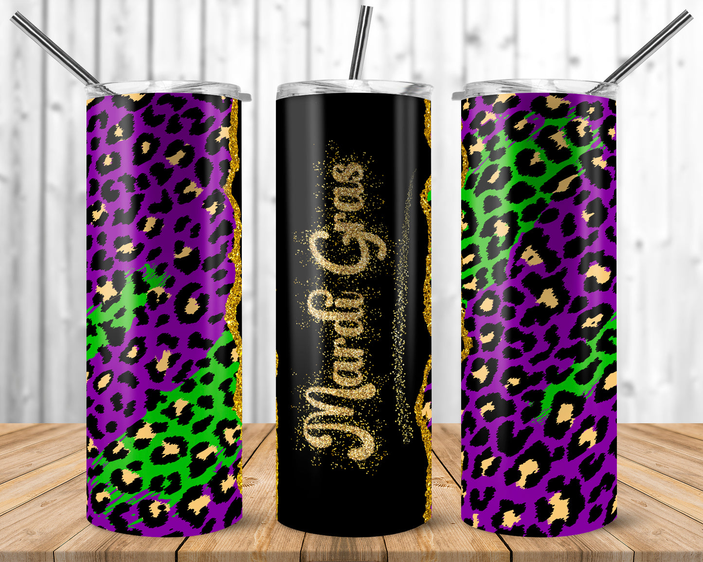 Mardi Gras 20z Tumblers