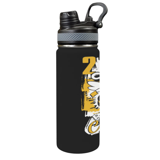 Insulated Water Bottle with Dual-Use Lid (18oz)