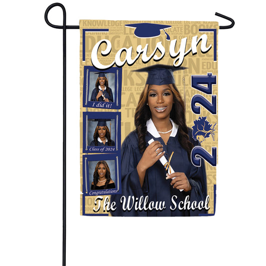 Graduation Garden flag