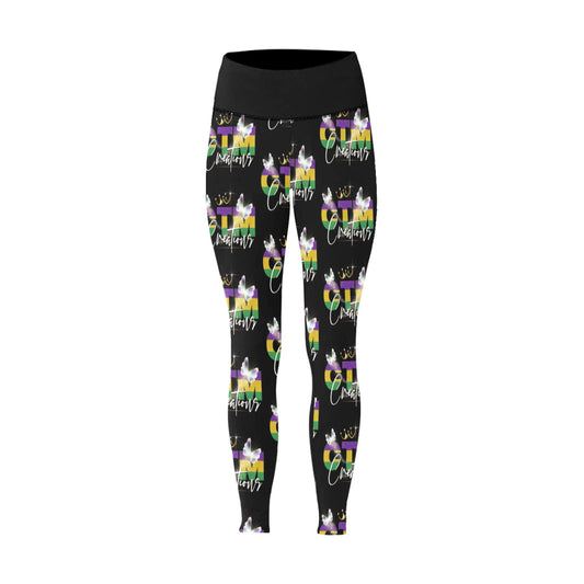 Women's All Over Print High-Waisted Leggings