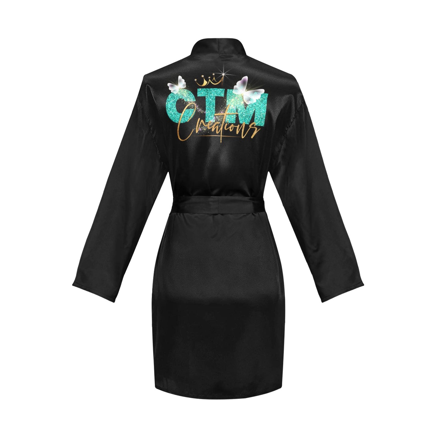 Customize Women's Long Sleeve Belted Night Robe